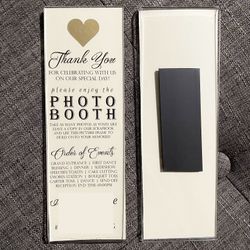 Acrylic Photo Booth Magnet Frames