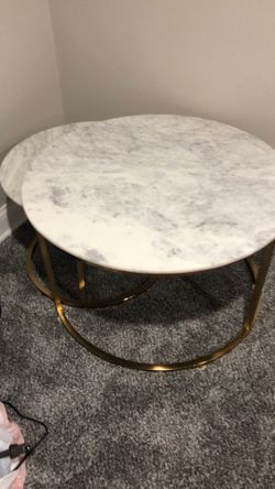 Marble coffee table
