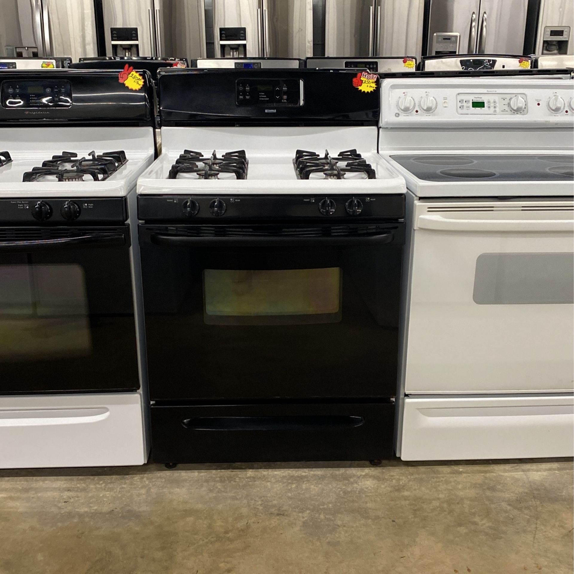 Kenmore Gas Stove Black