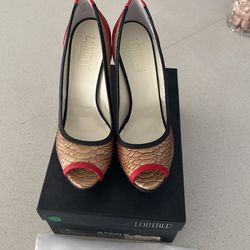 LORIBLU Made In Italy Shoes Size 39 Box and dust Bag 