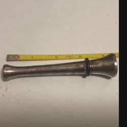 Silver Plated Cocktail Muddler Monogrammed With Letter “P”