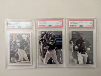 Luis Robert - Graded Rookie Cards - 3 Card Lot