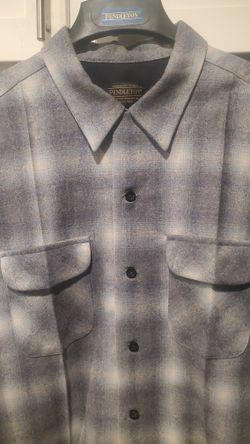 PENDLETON BOARD SHIRT LARGE SHADOW PLAID OG GANGSTER LOOK NOT