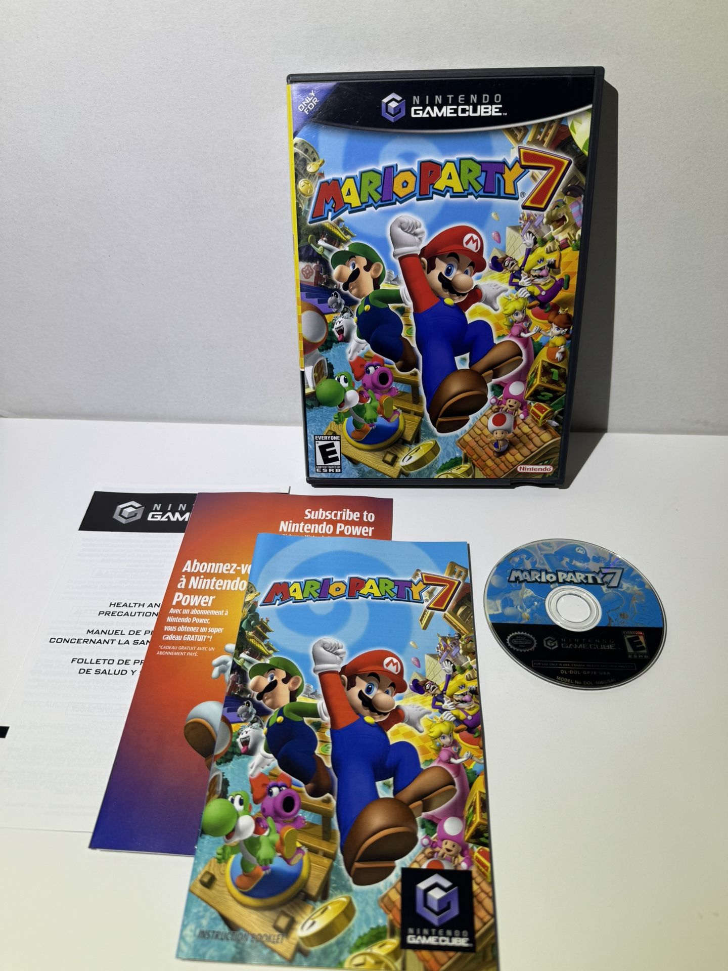 Mario Party 7 (Nintendo GameCube, 2005) CIB Complete with Manual TESTED! WORKS!