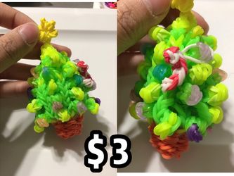 Rainbow loom Christmas tree