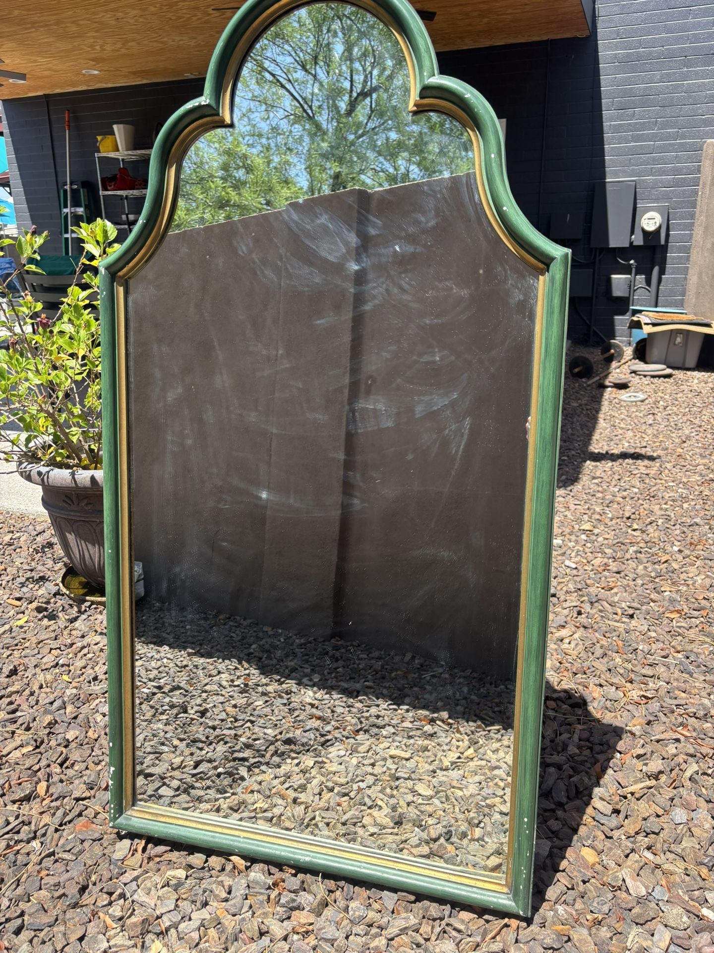 Large Vintage Vanity Mirror- 52”Hx28”W