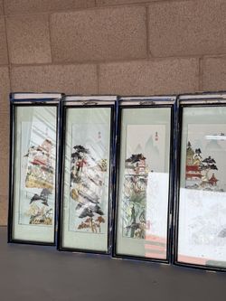 Vintage Mother Of Pearl Art Work