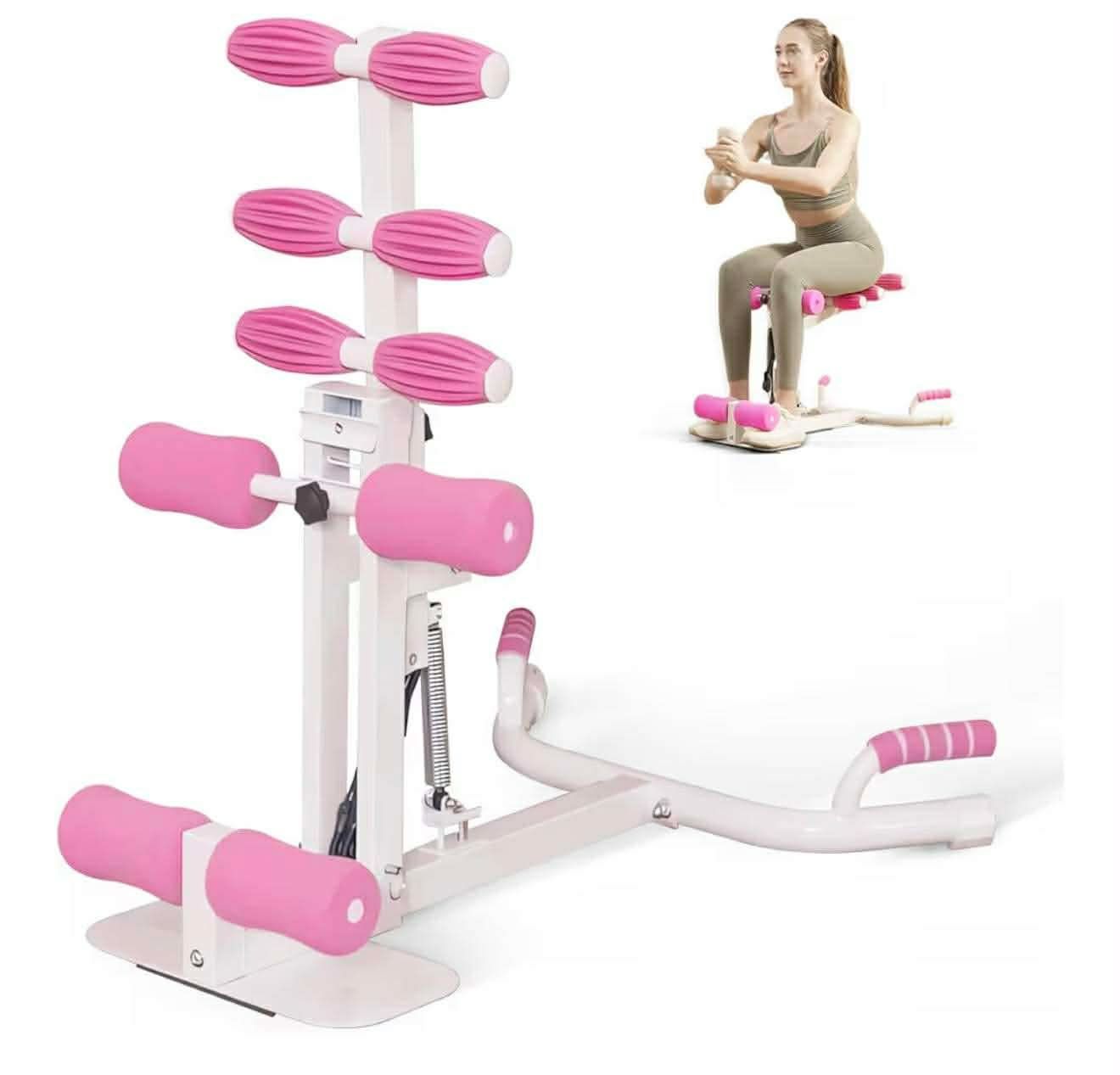 PAETA Squat Machine, Deep Squat Machine for Women, Glutes Workout Equipment with Adjustable Resistance Bands, Leg, Core & Ab Exercise Machine, Squat A