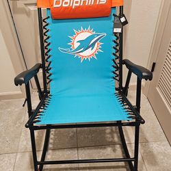 Miami Dolphins Rocking Chair