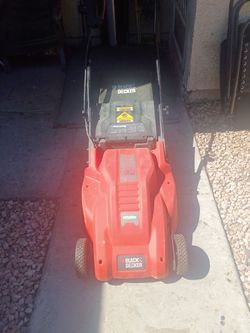 Black and decker electric lawnmower