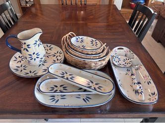 13-Piece Temp-tations "Old World Blue" Ultimate Entertaining Set