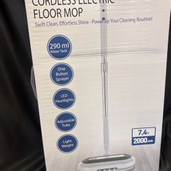 KACTOR - Cordless Electric Mop, Electric Spin Mop with Water Sprayer (NEW)