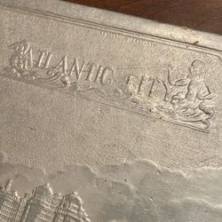 Vintage 1940s foil wrapped souvenir, hot pad