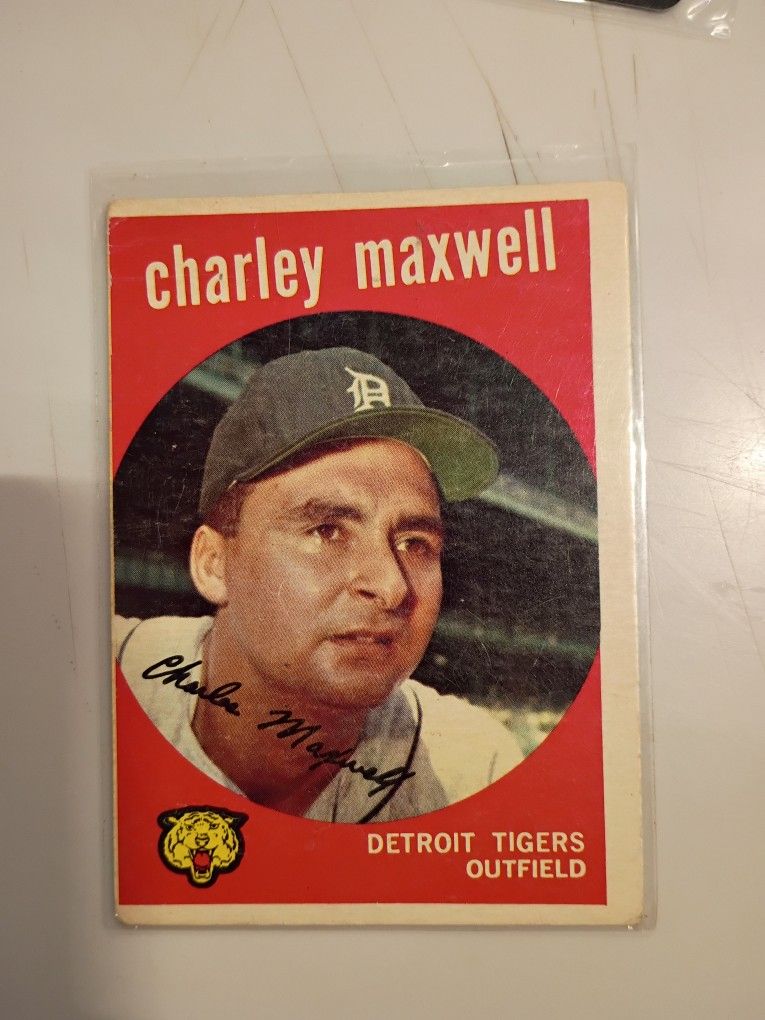 Charley Maxwell Baseball Card