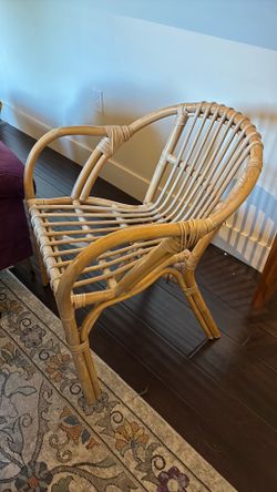 Ratan Boho bamboo Chair