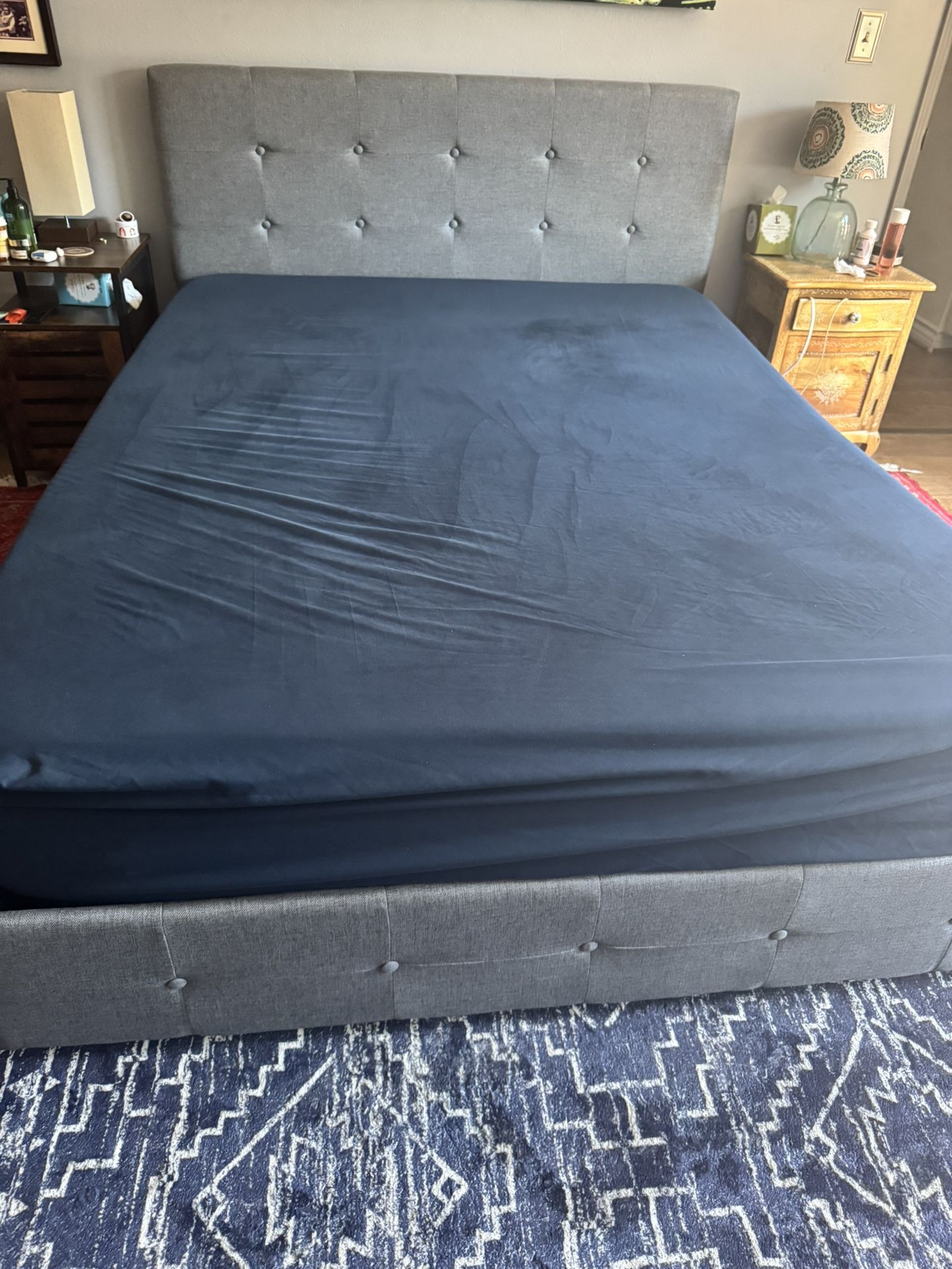 Queen Bed Frame With Storage