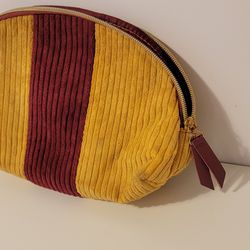 Ipsy Makeup Bag Yellow And Burgundy/Maroon - Bag
