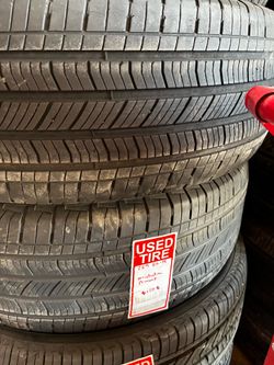 2 USED 26560R18 Michelin ALL SEASON TIRES for $120 installed and balance. 26560R18 265 60 18 265 60 R 18 265/60/18 265/60/R18  All USED tires come wit