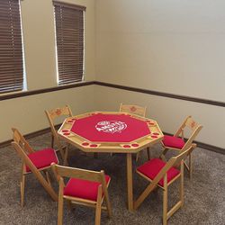 Poker Table With Chairs