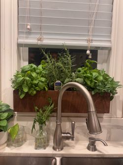 Custom Handmade Wooden Window Herb Planter