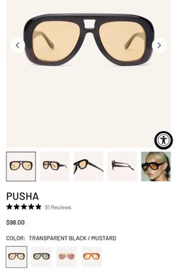 Dezi PUSHA aviator sunglasses