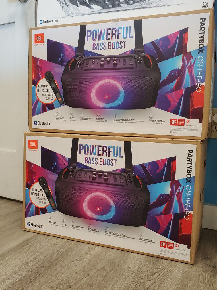 JBL Party Box On The Go Brand New Speaker - $1 Down Today Only