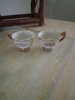 Two Miniture Tea Cups