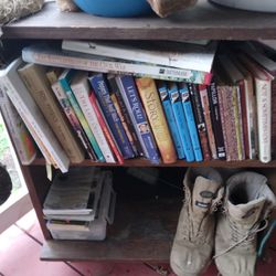 Books And Shelf
