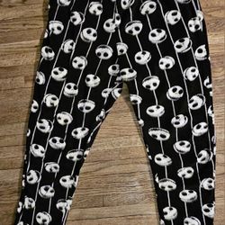 DISNEY JACK  SKELLINGTON  MULTIPLE  PRINTS YOUTH  PAJAMA  PANTS  SIZE  MED 8/10 