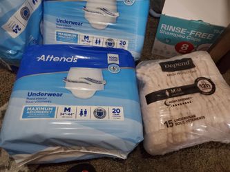 Depend Fresh Protection Night Defense Underwear Medium