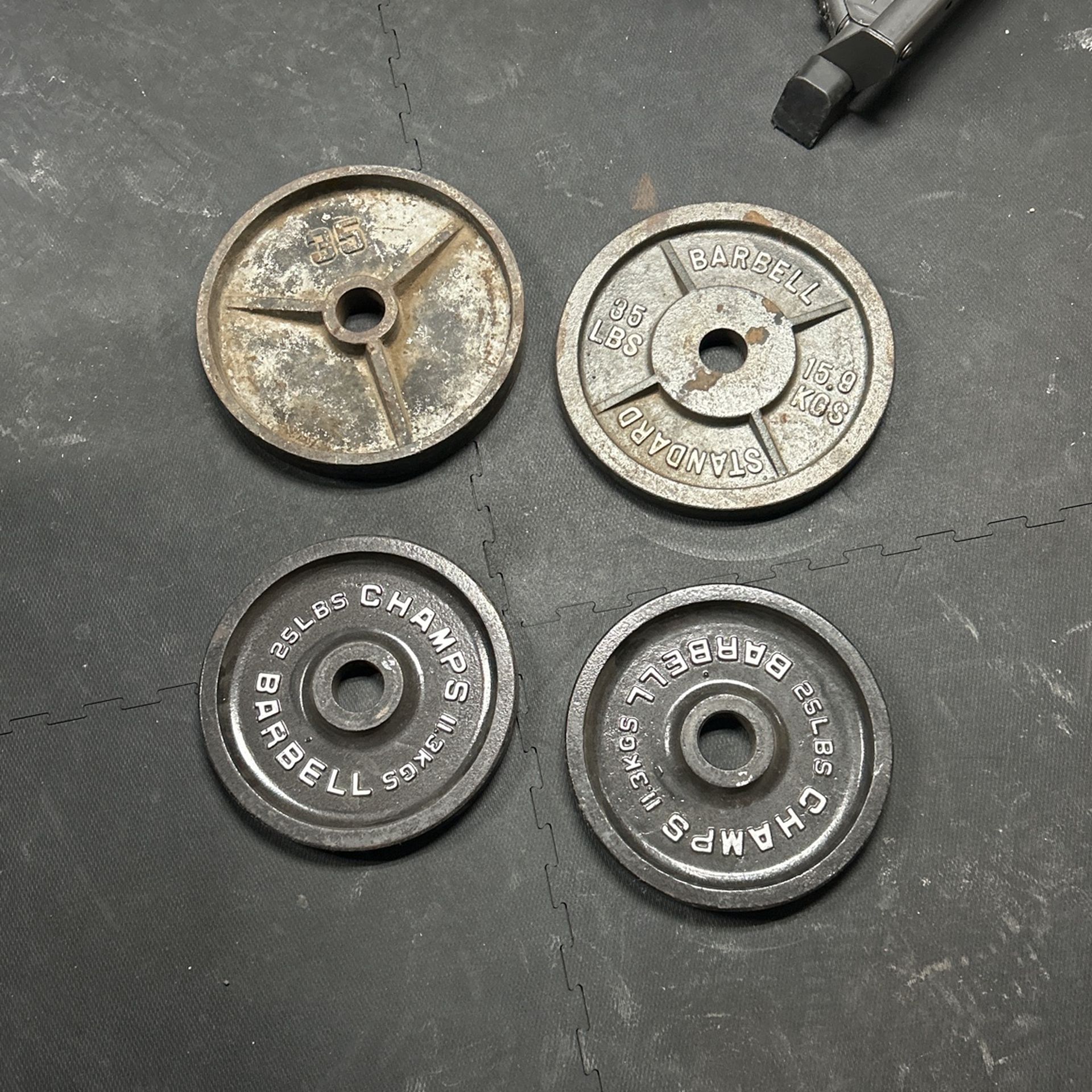 Olympic Plates Weights