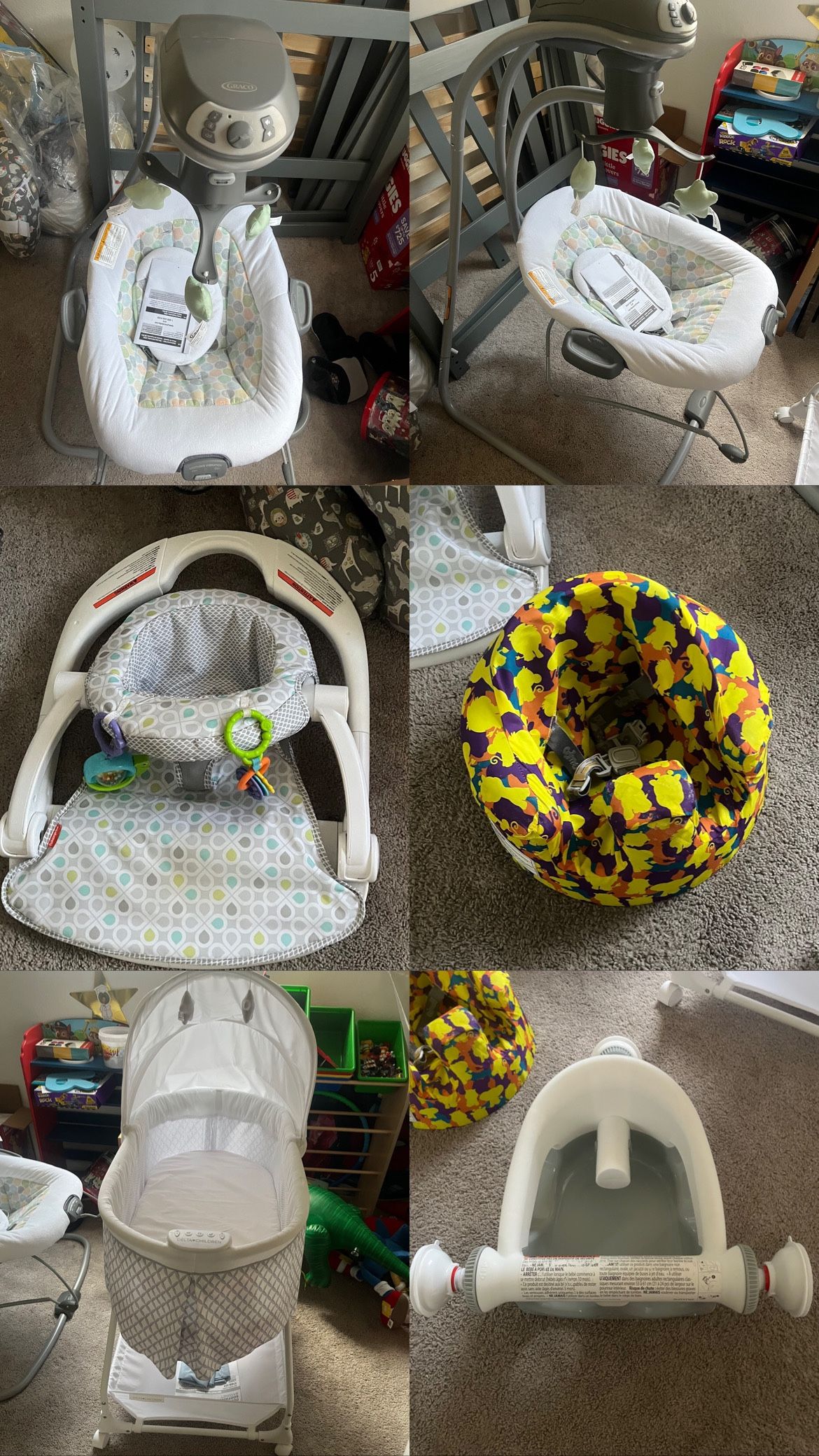 Baby Seats / Swing / Bassinet / Play Yard