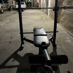 Bench Press With 45 Pound Barbell 