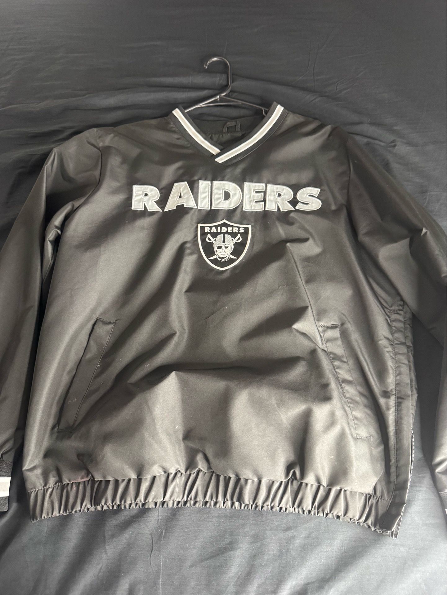 Large vintage raider jacket