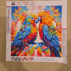 Colorful Parrot Diamond Art