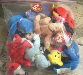 Bag of beanie babies
