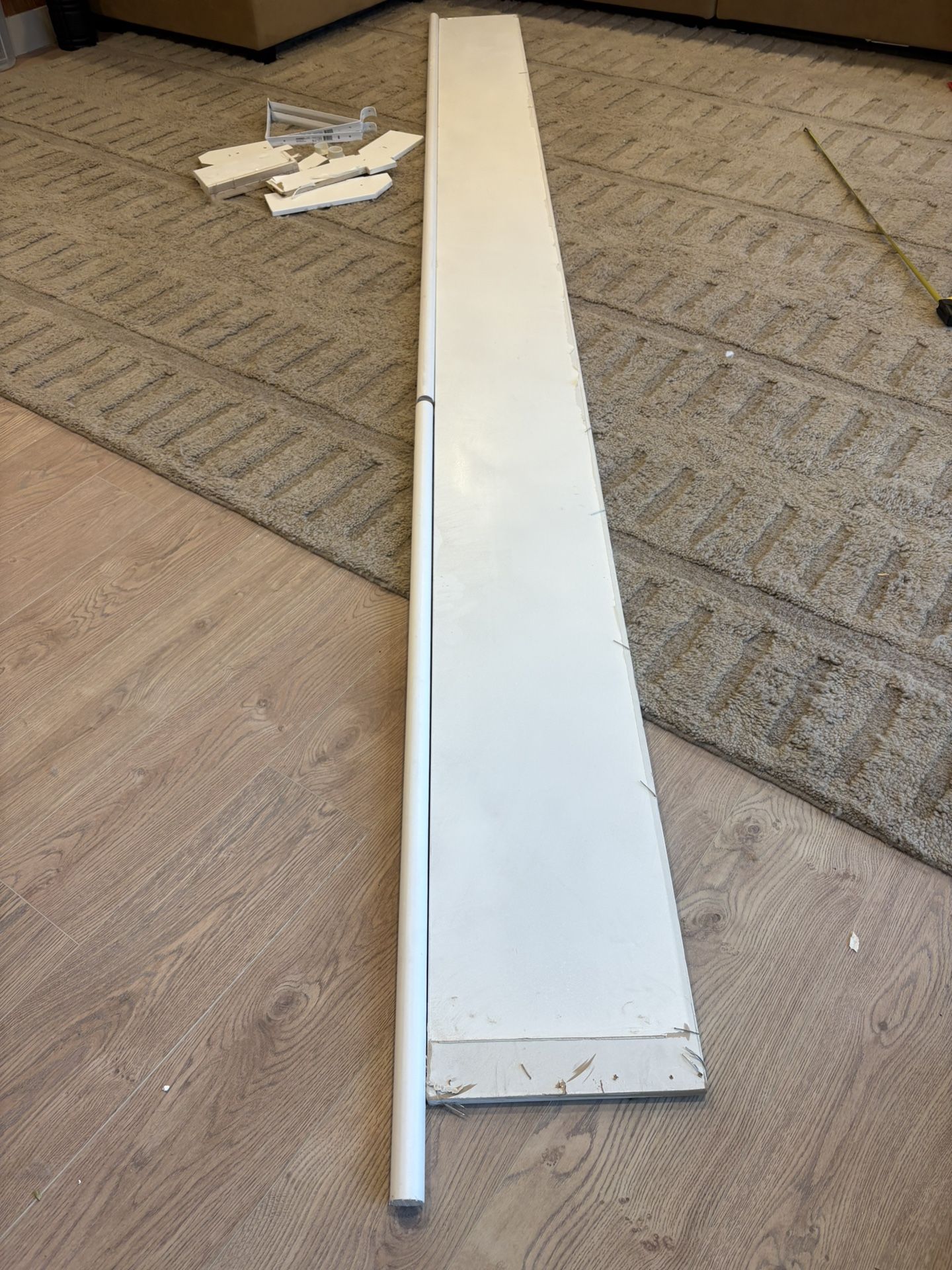 Closet Shelf and Pole 145-3/16”