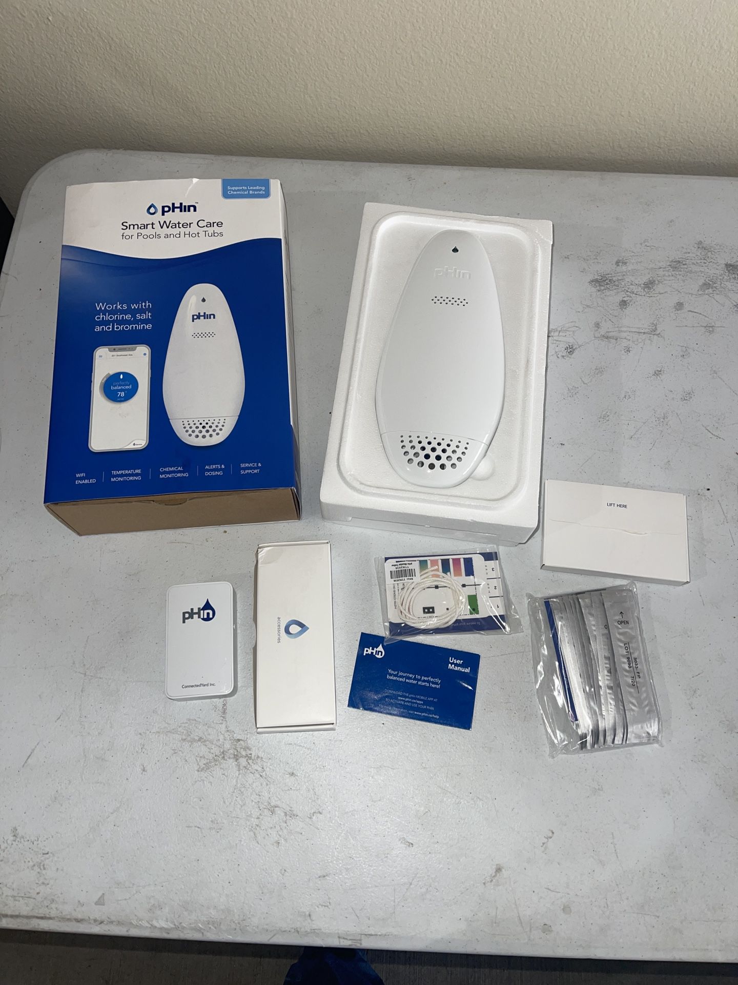 pHin Smart Water Care Monitor Pools, Hot Tubs, Spa model number CY-PM1510-A1 👀🔥