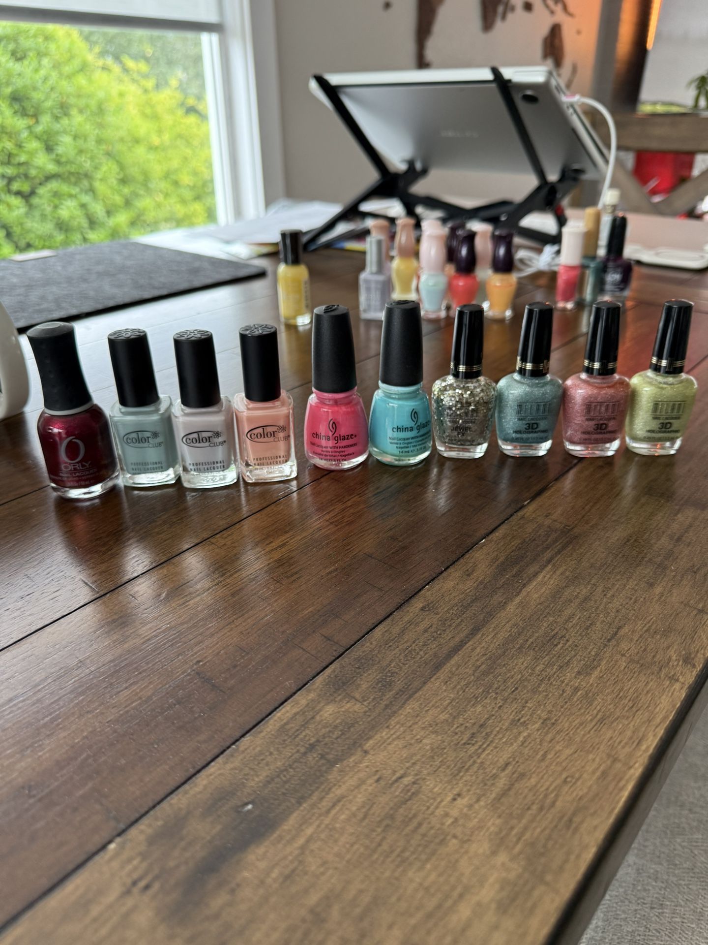 Assorted Nail Polish - Orly/Color Club/China Glaze/Milani