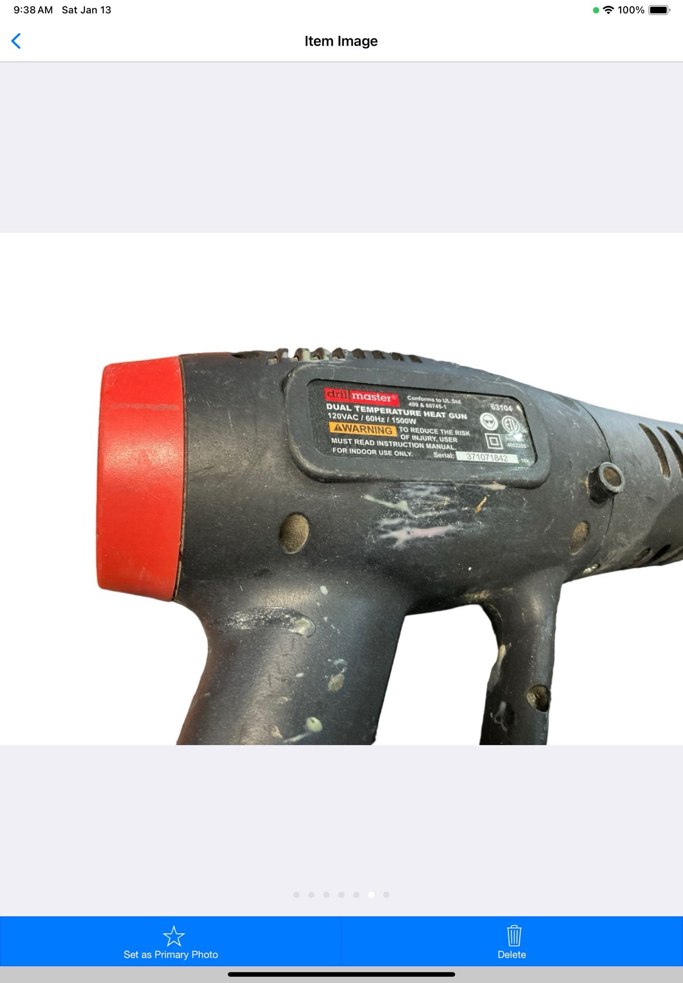 Drill master 1500 watt dual temperature heat gun 63104 new arrivals