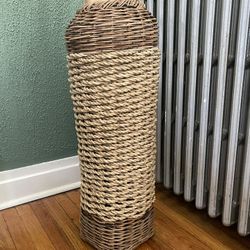 Tall Weaved Decorative Basket  