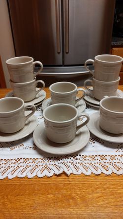 Longaberger Tea Cups and Saucers