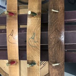 Wine Barrel Stave Hat Rack