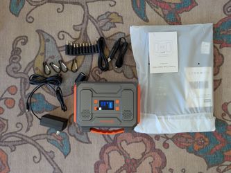 Portable Solar Generator 300W Portable Power Station with 60W Solar Panel