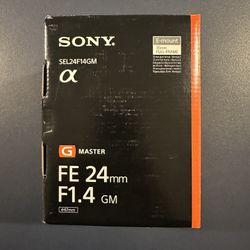 Sony 24mm F1.4 GM LENS