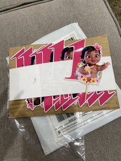 Moana Cupcake Toppers