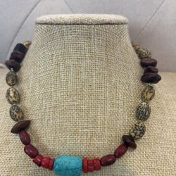 BOHEMIAN  COLORFUL BEADED NECKLACE  $35