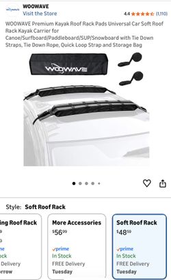 Woowave Car Board Rack Pads Brand new