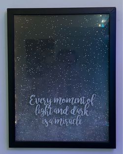 Framed Picture with Quote