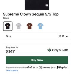 Supreme Tee Clown 